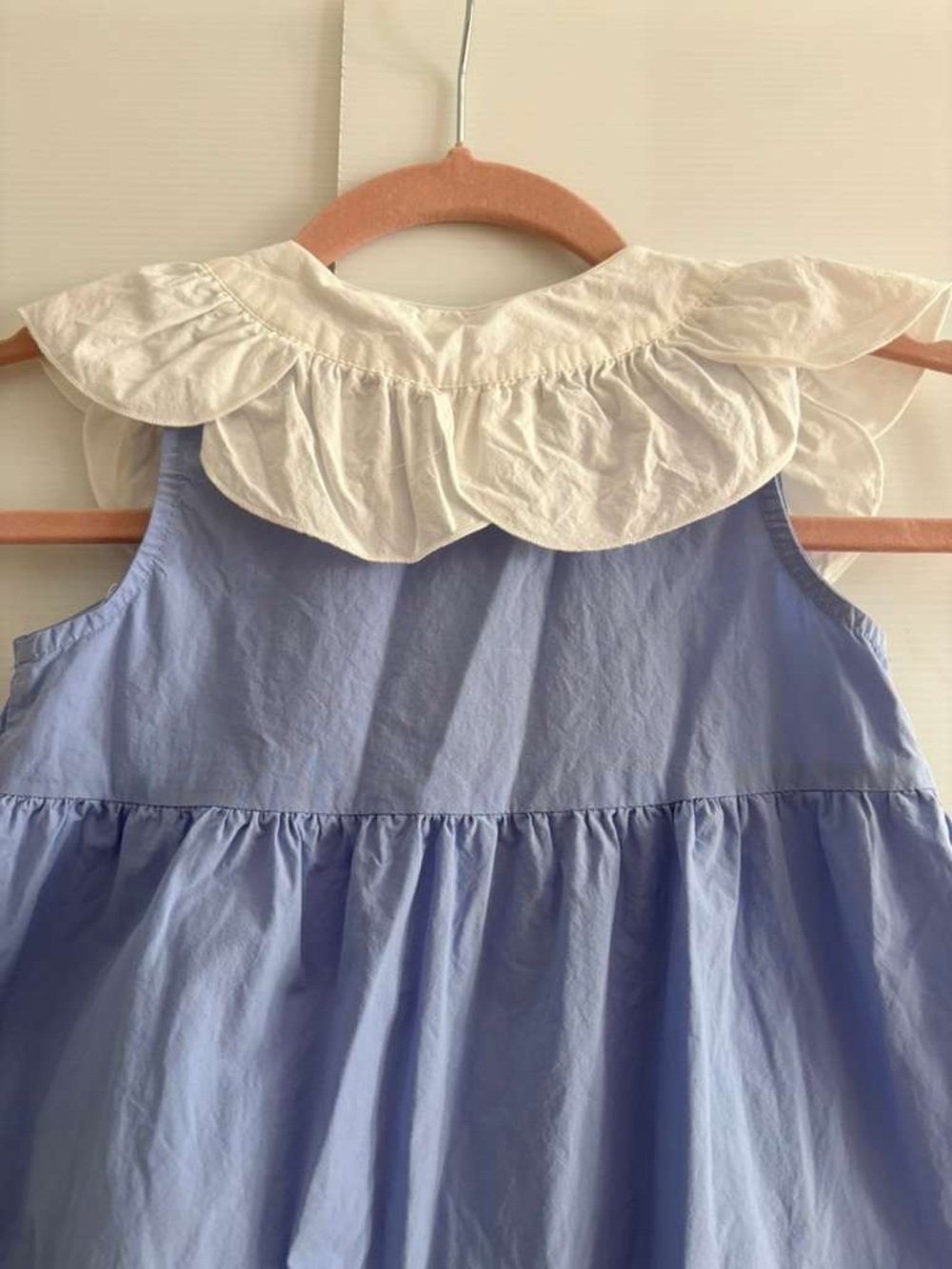 Zara Girls Tiered Poplin Dress | size 5T - Picture 4 of 9